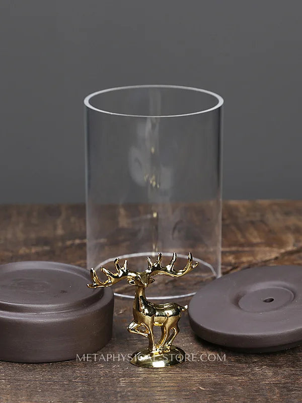 Deer incense burner