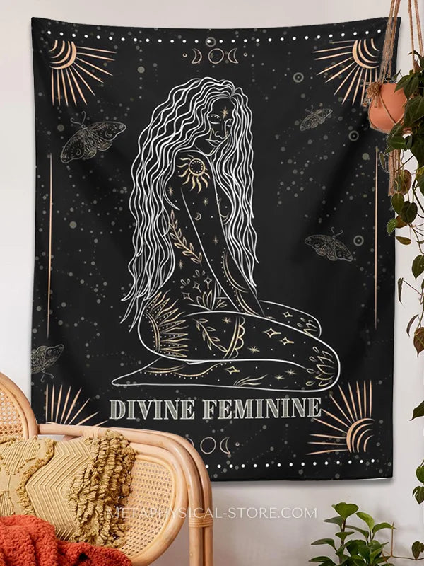 Divine feminine tapestry - 95X73cm