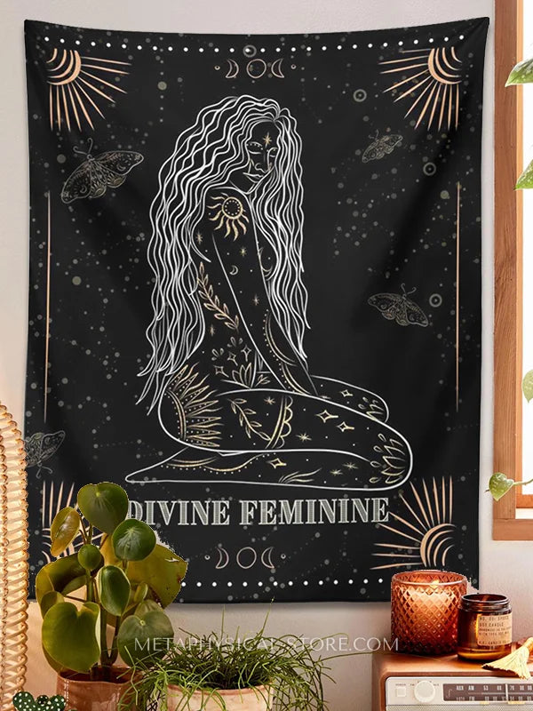 Divine feminine tapestry - 95X73cm