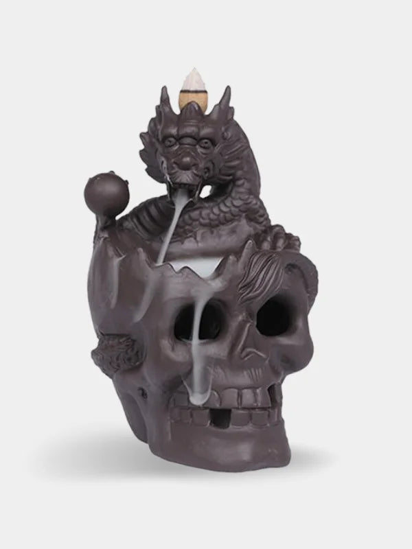 Dragon skull Incense Burner