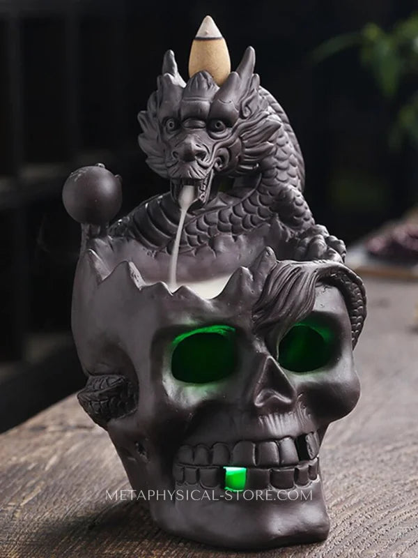 Dragon skull Incense Burner