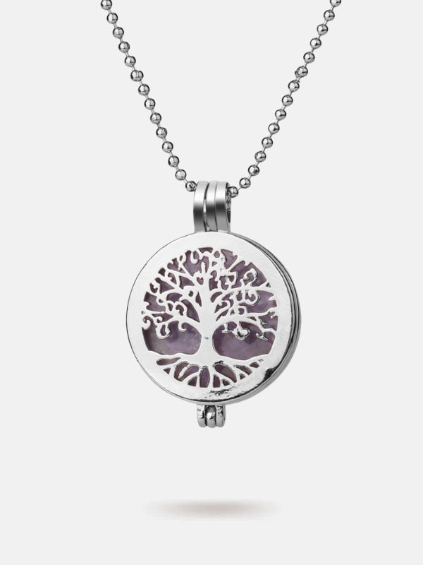 Essential oil Tree of life necklace