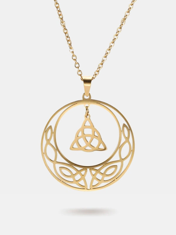 Gold trinity knot necklace Metaphysical Store