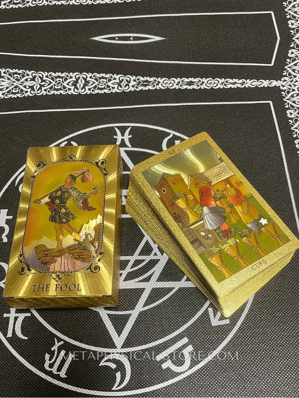 Golden Rider Waite Tarot Deck