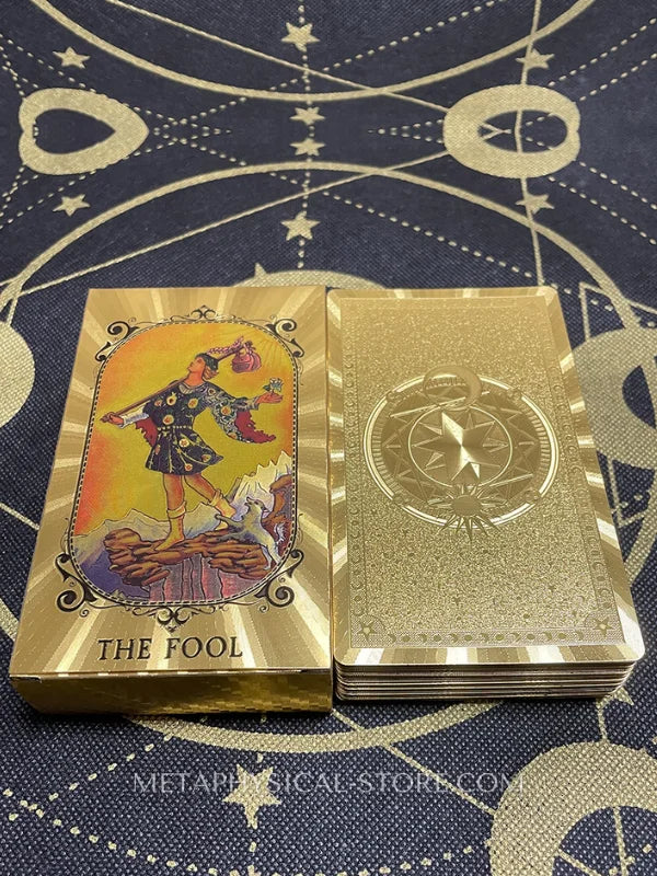 Golden Rider Waite Tarot Deck