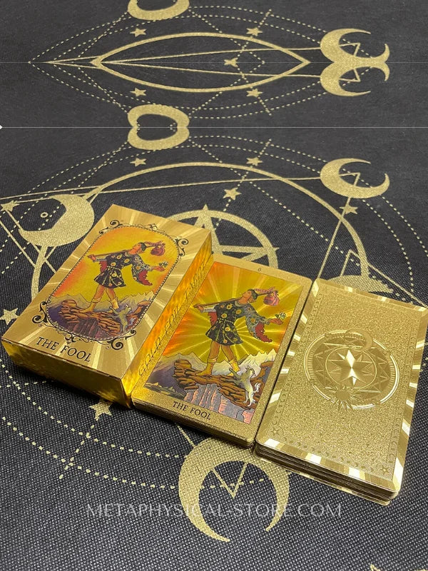 Golden Rider Waite Tarot Deck