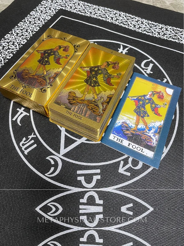 Golden Rider Waite Tarot Deck