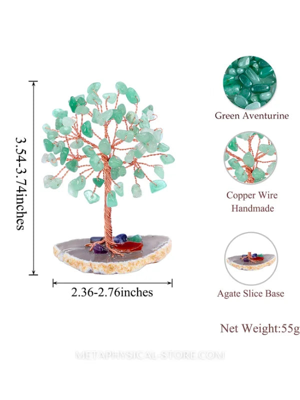 Green Aventurine Crystal Tree