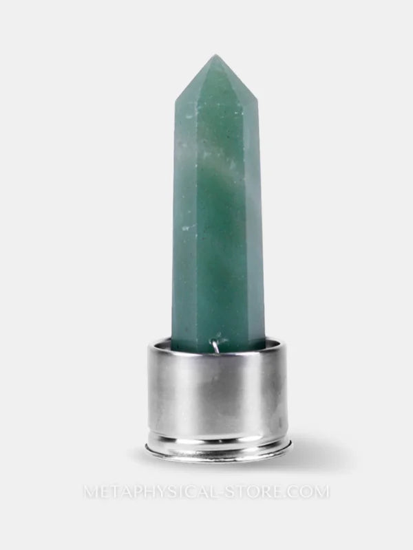 Green Aventurine Crystal Water Bottle - Green aventurine