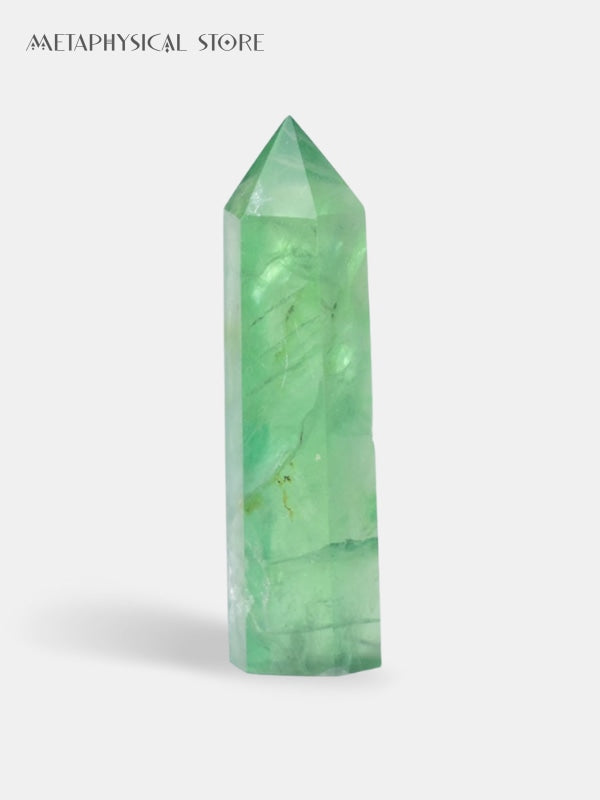 Green fluorite tower