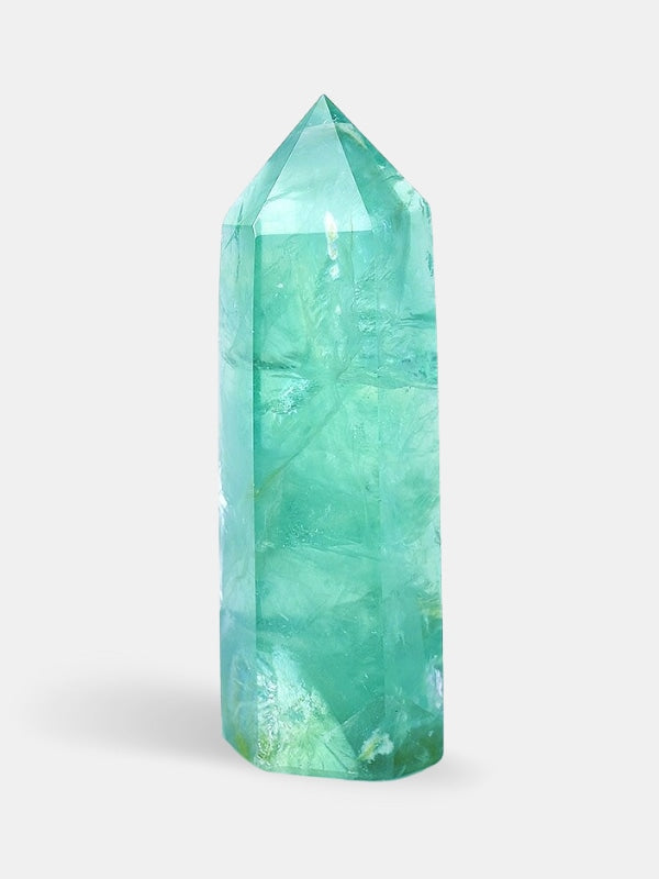 Green fluorite tower