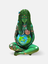 Green Gaia statue
