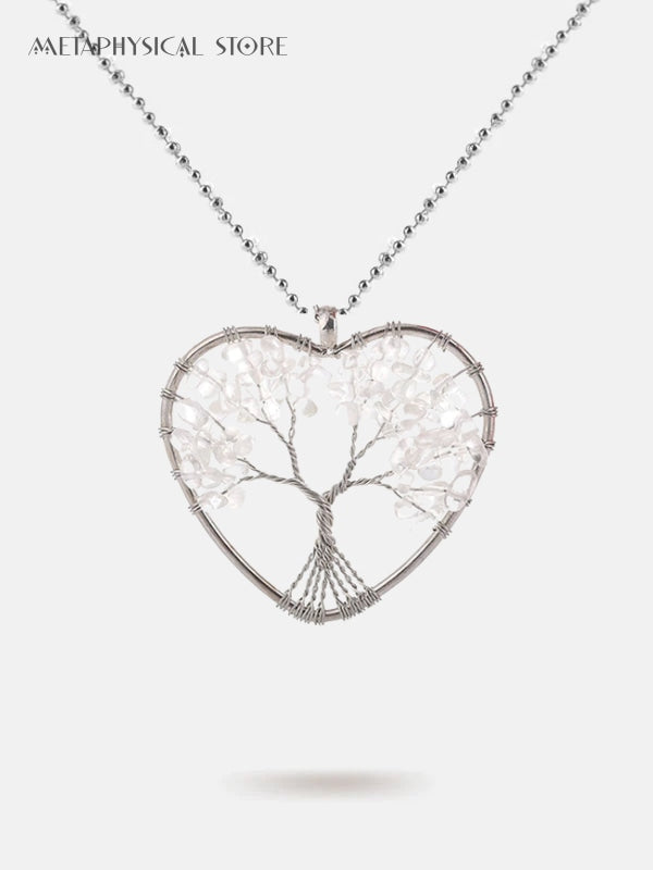 Heart Tree of life necklace