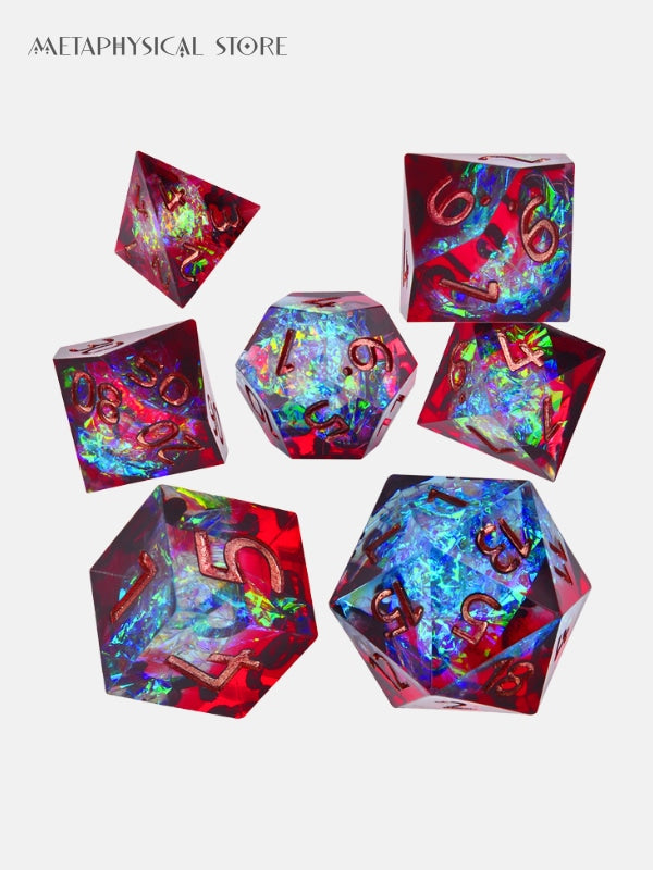 Iridescent dice