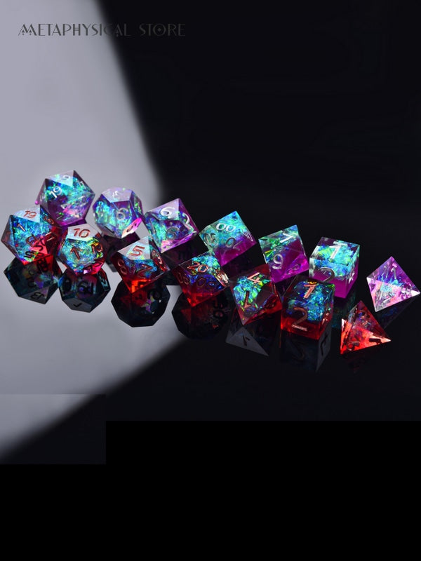 Iridescent dice