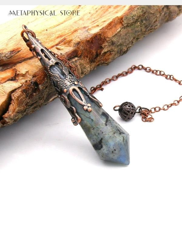 Labradorite pendulum