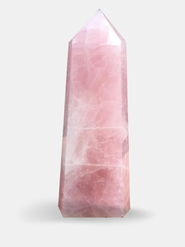 Large Rose Quartz Tower