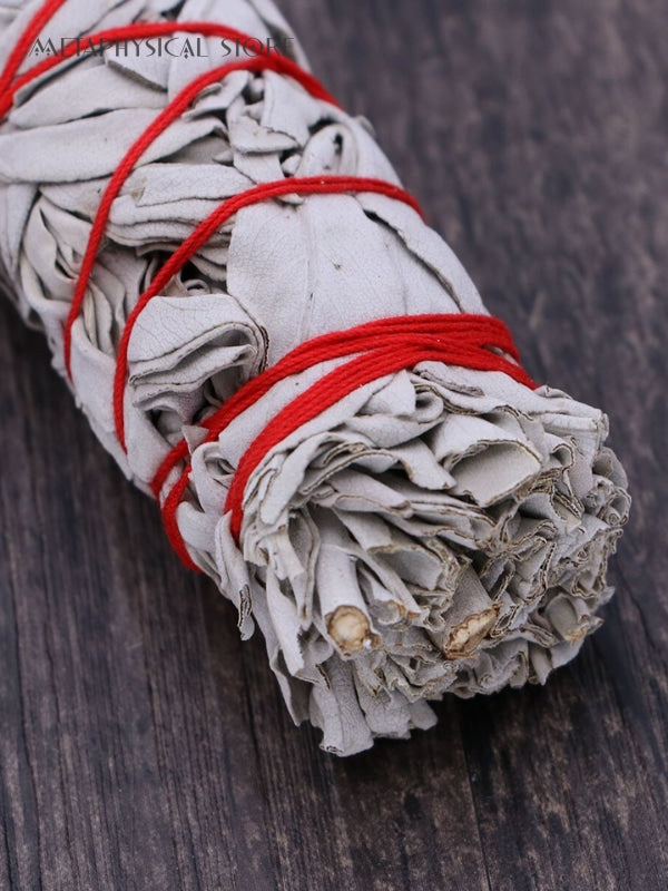 Large white sage smudge stick