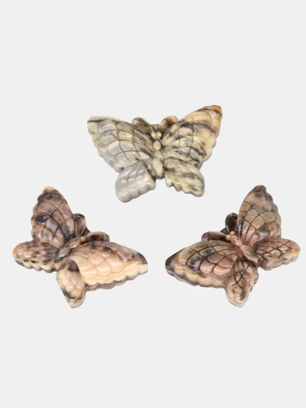 Leopard Skin Jasper Butterfly