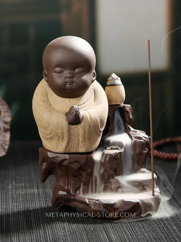 Little monk incense burner