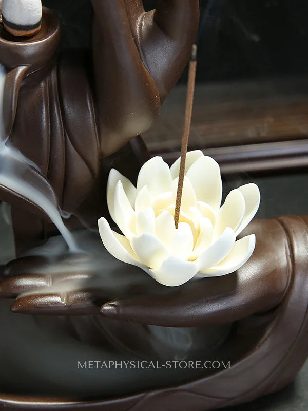 Lotus Hand Incense Burner