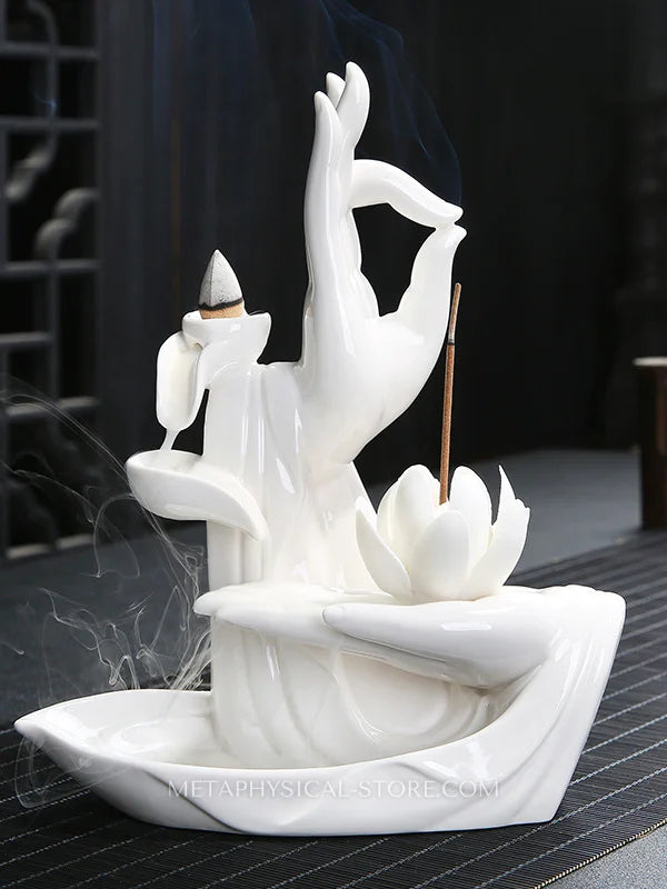 Lotus Hand Incense Burner