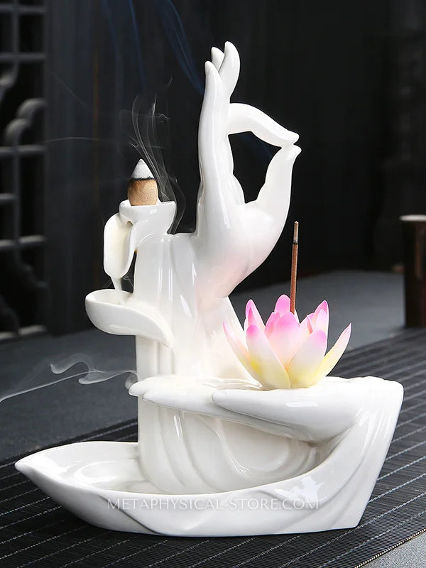 Lotus Hand Incense Burner