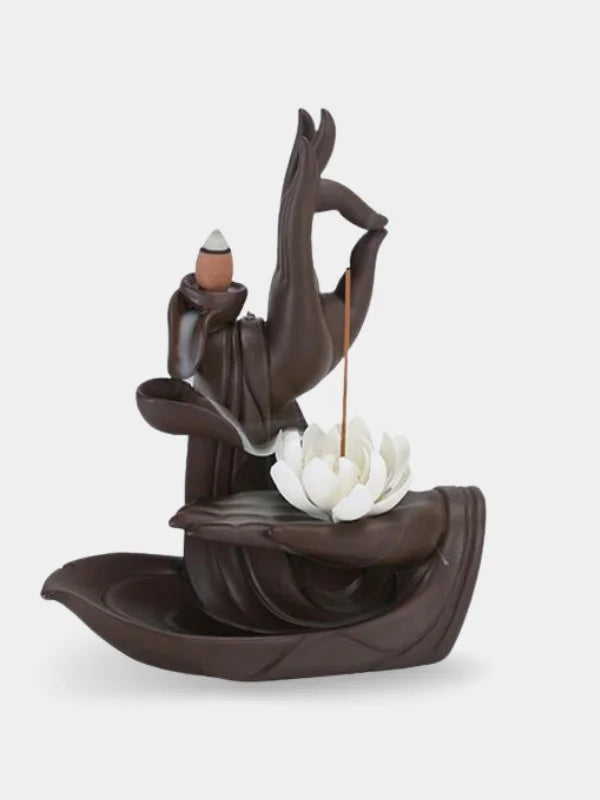 Lotus Hand Incense Burner