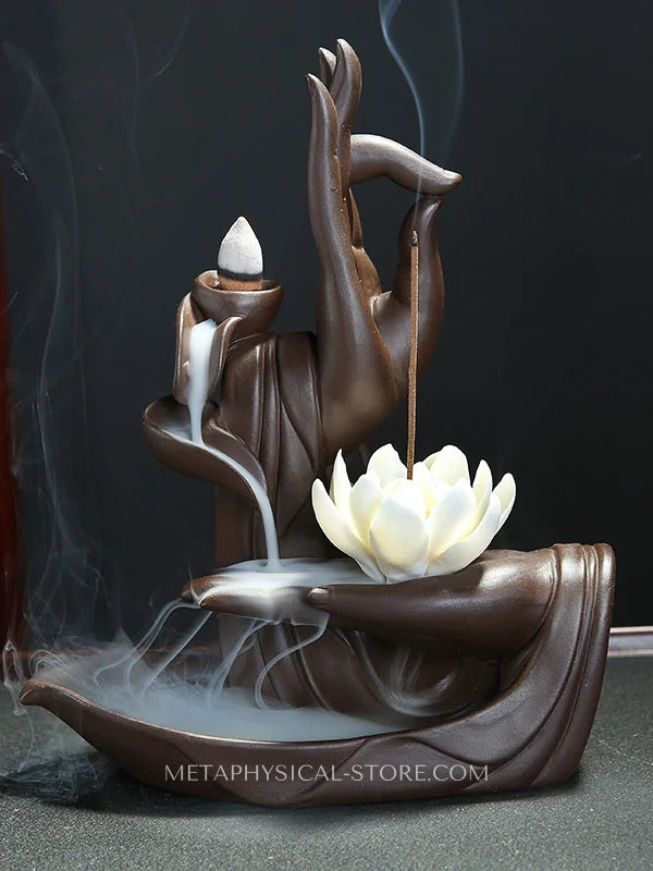 Lotus Hand Incense Burner