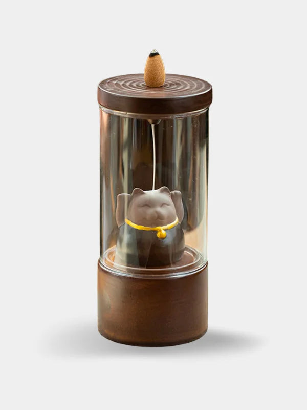 Lucky cat incense burner Metaphysical Store