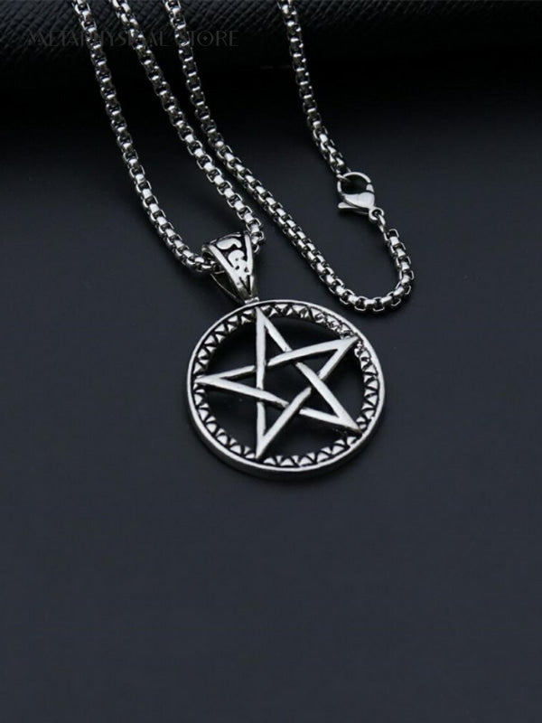 Mens Pentacle necklace