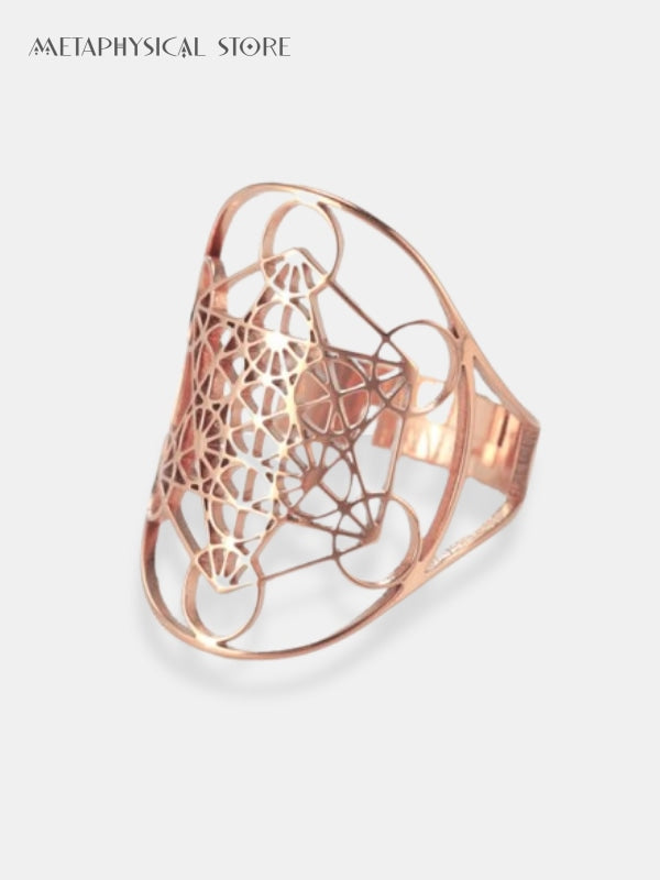 Metatron cube ring
