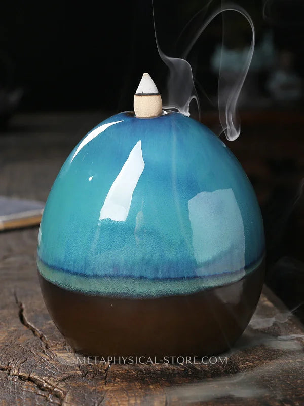 Modern backflow incense burner