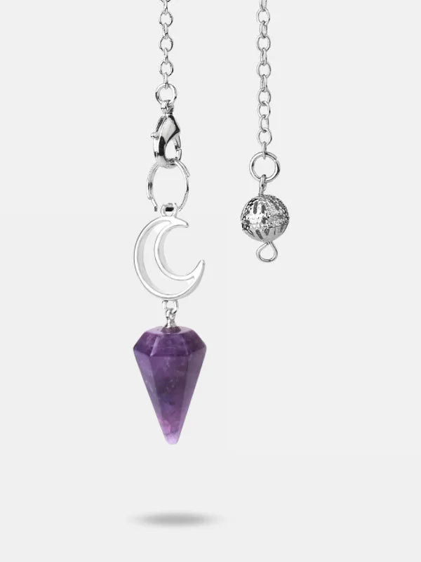 Moon Pendulum - Amethyst