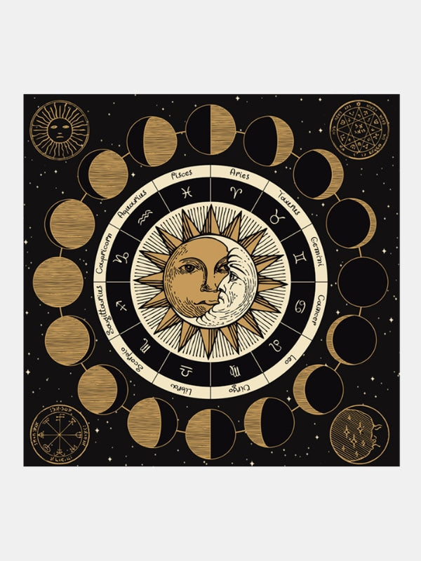 Moon phase altar cloth