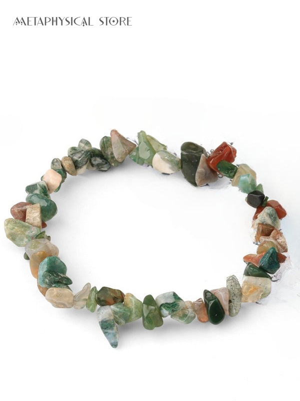 Moss agate bracelet