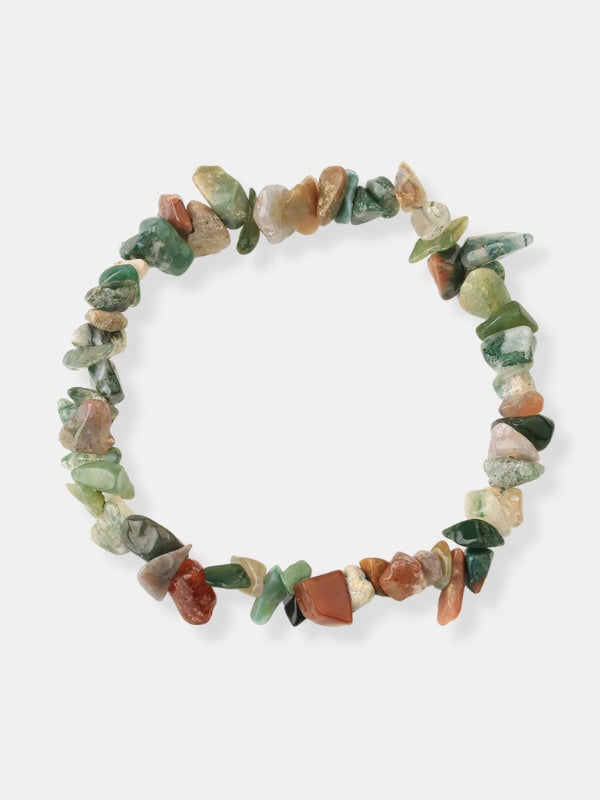 Moss agate bracelet