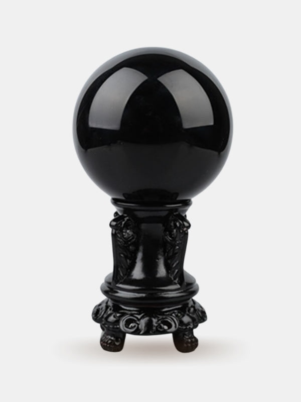 Obsidian crystal ball