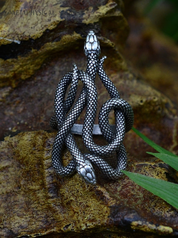 Occult snake ring