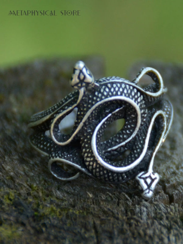 Occult snake ring