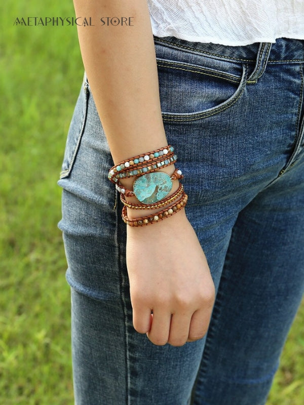 Ocean jasper bracelet