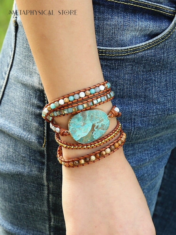 Ocean jasper bracelet