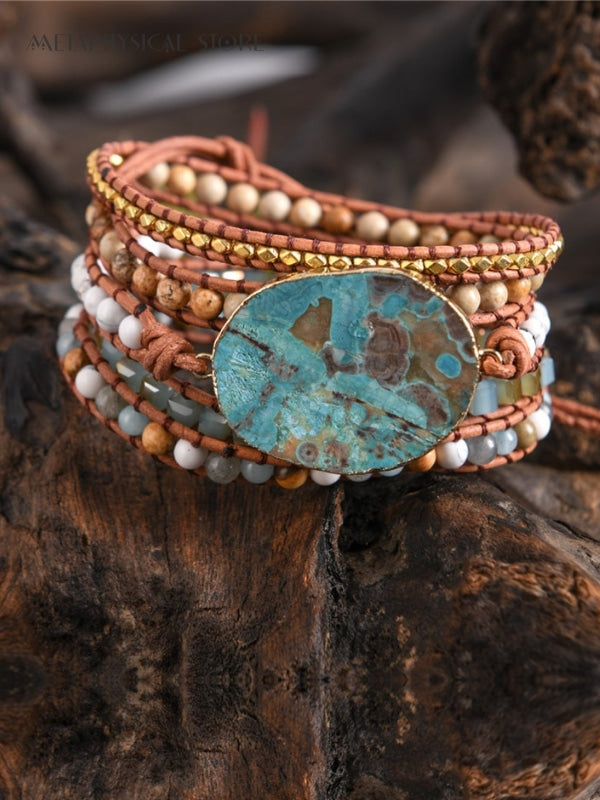 Ocean jasper bracelet