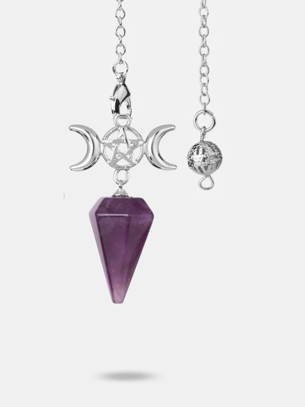 Pentacle Pendulum - Amethyst