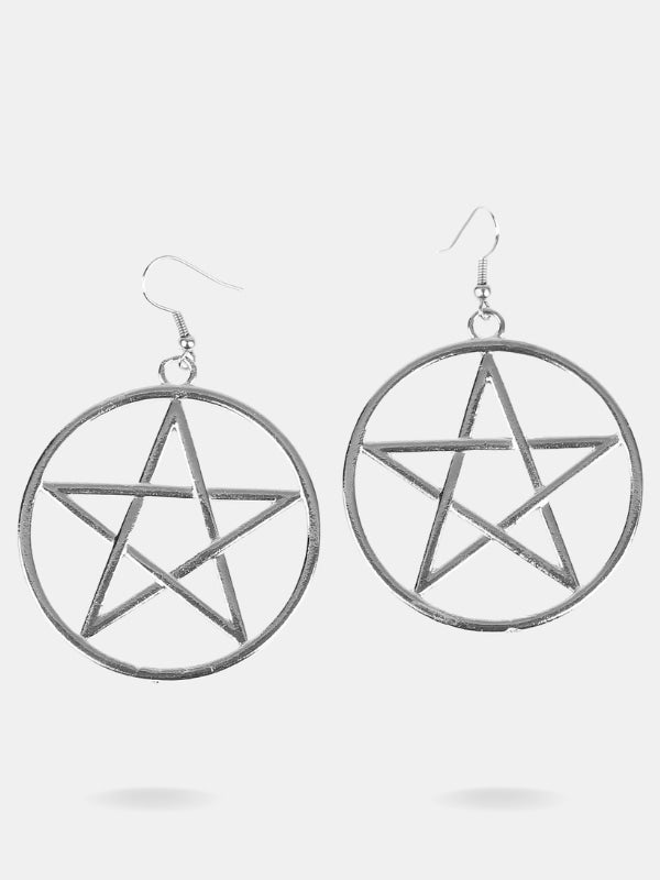 Pentagram earrings