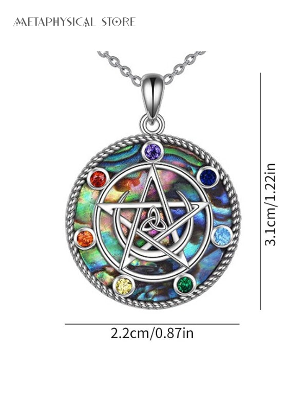 Pentagram elements necklace