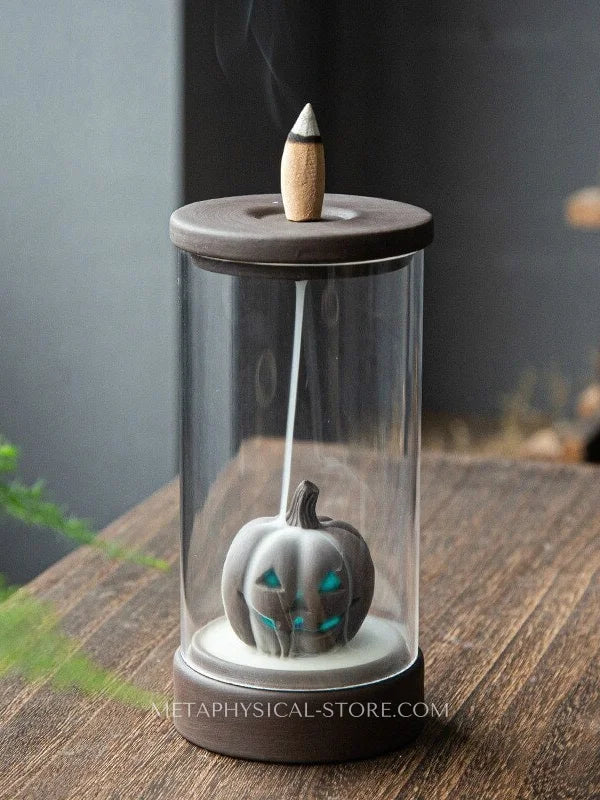 Pumpkin incense burner