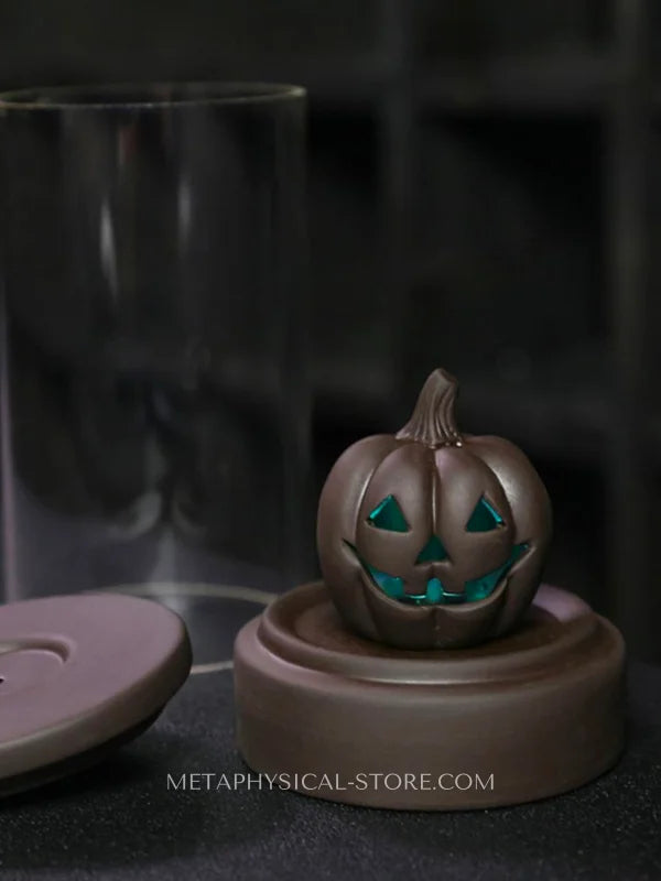 Pumpkin incense burner