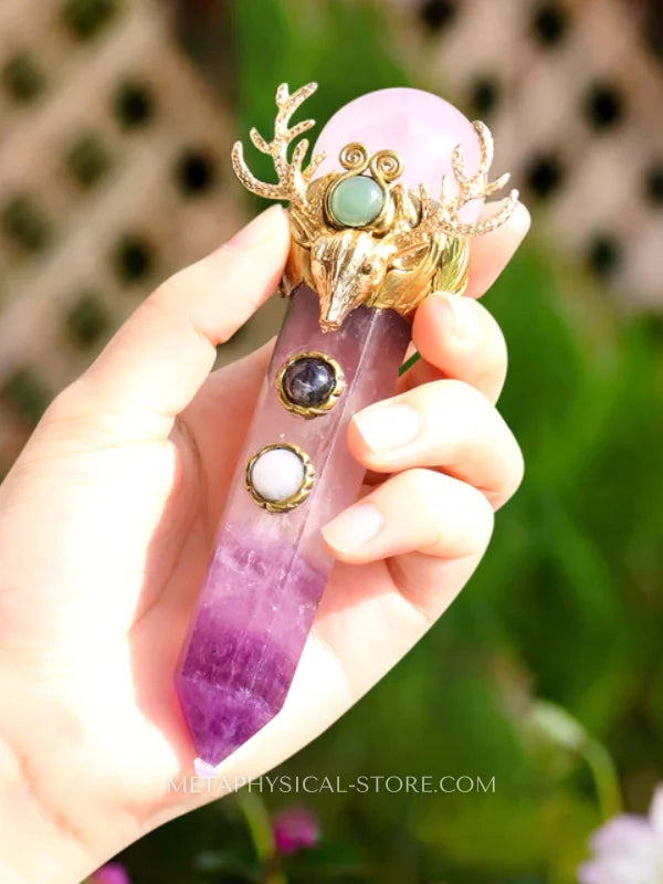 Purple Fluorite Wand