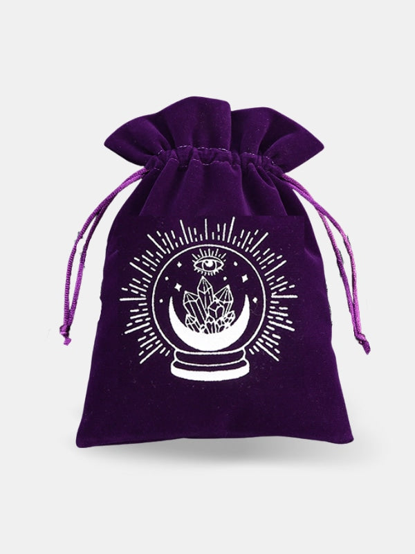 Purple tarot deck pouch